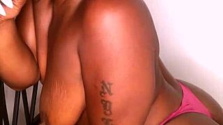 Keisha sucks my small 18+ cock with nasty intensity.