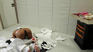 Who Wants Suspended Ebony Anal with Rimjob?