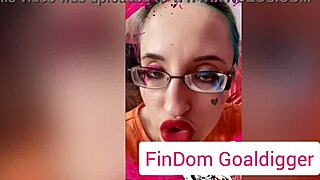 Will the blonde femdom give you orgasm through sensual instruction?