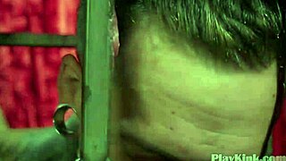 The kinky brunette straps on and fucks her guy