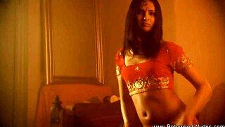 Beautiful indian babe shows off her cute brunette charm