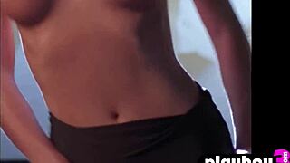 hope dworaczyk shows off her amazing big boobs in hot lingerie