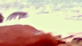 Camping on the beach, fucking this brunette is amazing