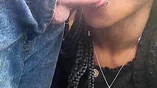 on the highway side i slurped my master's pee while flashing cars passed and riding