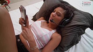 Watch this young pix girl get bent over in doggystyle action!