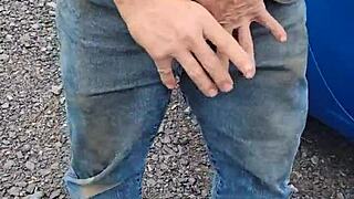 on the highway side i slurped my master's pee while flashing cars passed and riding