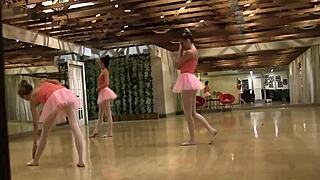 lesbian teen 18+ ballerinas licking and fingering each other