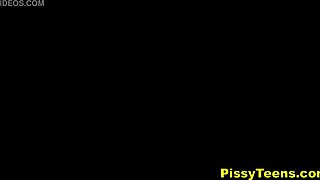 Wow, this hot redhead teen totally soaks herself in piss, you gotta see it!