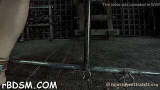 Nude Babe Gets Rough Pussy Play