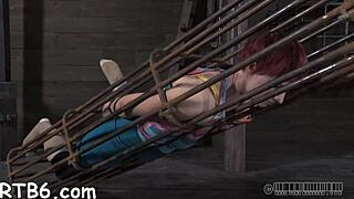 I gaggd angel, whippd tits furiusly