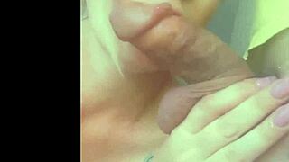 Is this blonde milf worshipping cock on snapchat with her stepbrother?