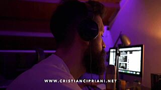 Quianon Joins Cristian Cipriani for Oiled Latina Casting in Colombia