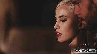 Wow, petite 18+ blonde babe does gravity defying 69 with deepthroat sucking!