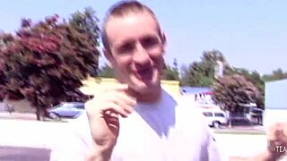 Ever tried picking up a blonde stranger just to ride her hard?