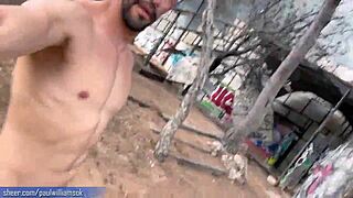 Crazy Hot Guy Strips Naked in Abandoned Building, You Gotta See This!