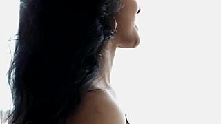 Stunning Asian milf Chloe Rose teases solo in lingerie for Playboy fans. Her natural tits mesmerize.