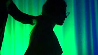 Blonde Latina solo with big ass