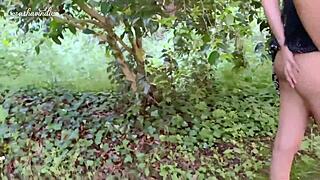 Petite teen 18+ gets wild with a public squirt and steamy fuck.