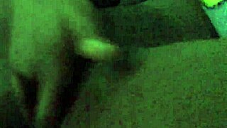 Does the black slut squirt before fingering her wet pussy?