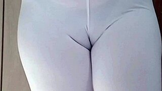 Chubby Arab Babe Shows Off Her Fetish Cameltoe Close-Up