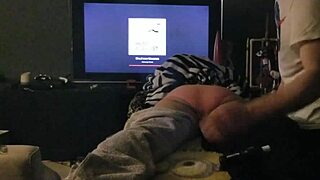 I give an amateur oiled massage to relax you