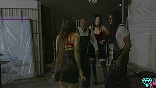 witchy babes savor bbc cum harvest at halloween