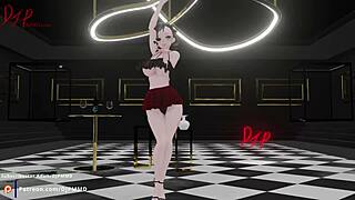 Rachel Pops Dress In Teasing Blender Render