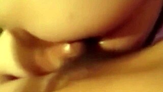 Husband roughly anal fucks his wife raw and creampies her.