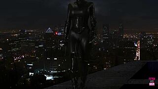 Catwoman fucks hot men