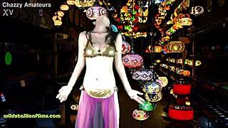An erotic belly dance performance by Turkish belly dancer, Alexandria Wu