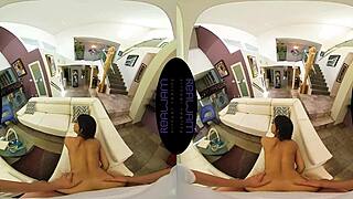 is my girlfriend masturbating with toys while i watch from pov?