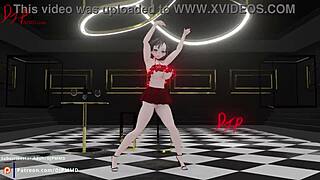 Rachel Pops Dress In Teasing Blender Render