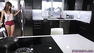 Who wins the sex fetish stockings competition with blowjobs and threesome?