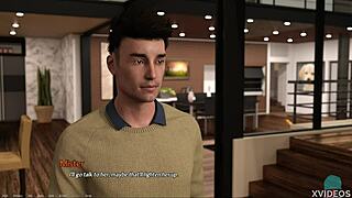 Oh, the entrepreneur is having fun with that cute brunette teen!