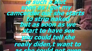 Watch this amateur homemade video of her getting him off this couple