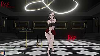 Rachel Pops Dress In Teasing Blender Render