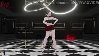 Rachel Pops Dress In Teasing Blender Render