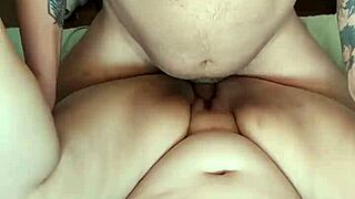 my naughty neighbor fucked me hard and made me cum on my big tits