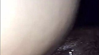 her white pussy creams from my black cock homemade