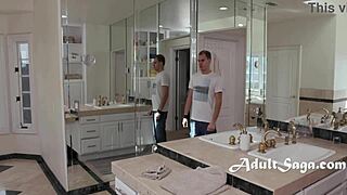 i know you got a sneak peek at my lingerie, stepson. mother-in-law shows asshole in taboo anal fuck.