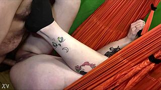 She Gets Hard Anal Pounding In Sex Swing!