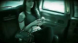 Cabbie Teases Pretty Girl's Tight Pussy?