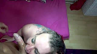 Perverse German housewife gets face fucked hard in POV... damn! 😈