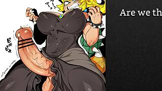 Faygrey tricked into sissification by futa bowsette with joi cei edging and ass destruction