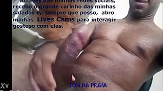 Ton enters the live streams and interacts with the sluts