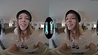 Skinny Brunette Girl Scout Vr Pov Pounding