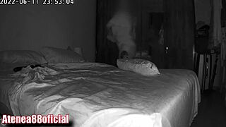 Caught my stepsister in an intimate moment before dreaming