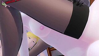 jaune bangs glynda and winter in this hot hentai series