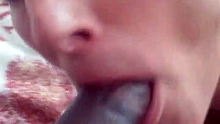 I watch Sofie Marie give a POV blowjob to BBC