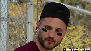 Naughty, horny gay players play after a baseball game